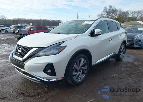 2021 Nissan Murano Sl Intelligent Awd z USA, uszkodzony, nr VIN 5N1AZ2CSXMC118463